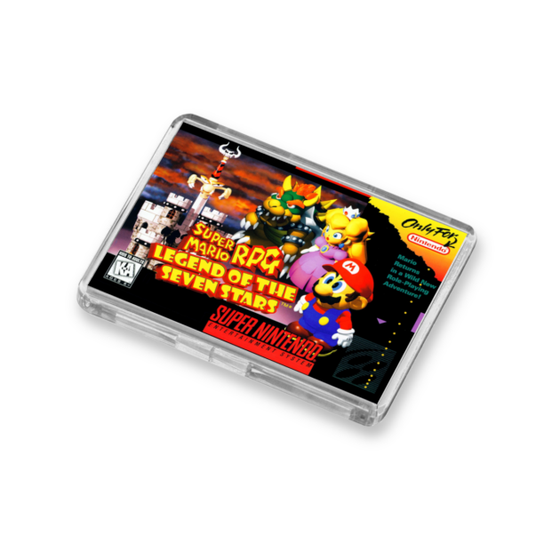 Super Mario RPG Legend of the Seven Stars SNES-Inspired Magnet