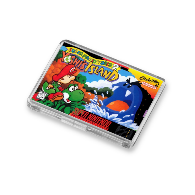 Super Mario World 2 Yoshi's Island SNES-Inspired Magnet