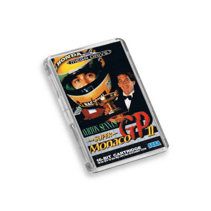 Ayrton Senna's Super Monaco GP II Mega Drive-Inspired Magnet