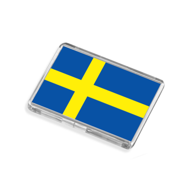 Sweden Flag-Inspired Magnet