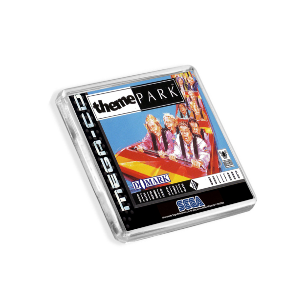 Theme Park Mega CD-Inspired Magnet