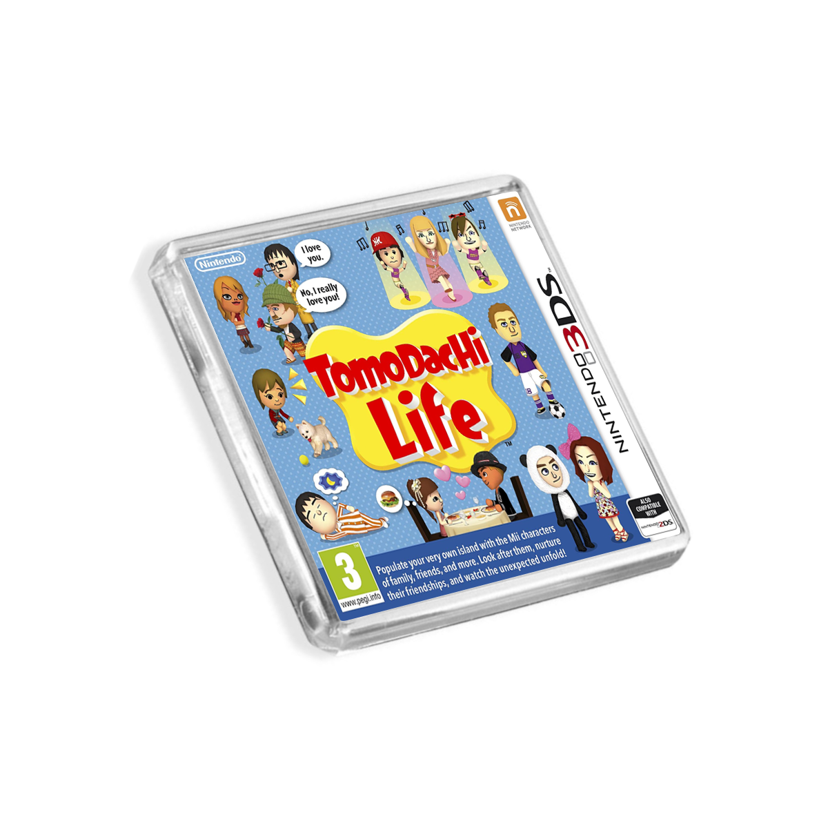 Tomodachi Life Nintendo - 3DS-Inspired Magnet