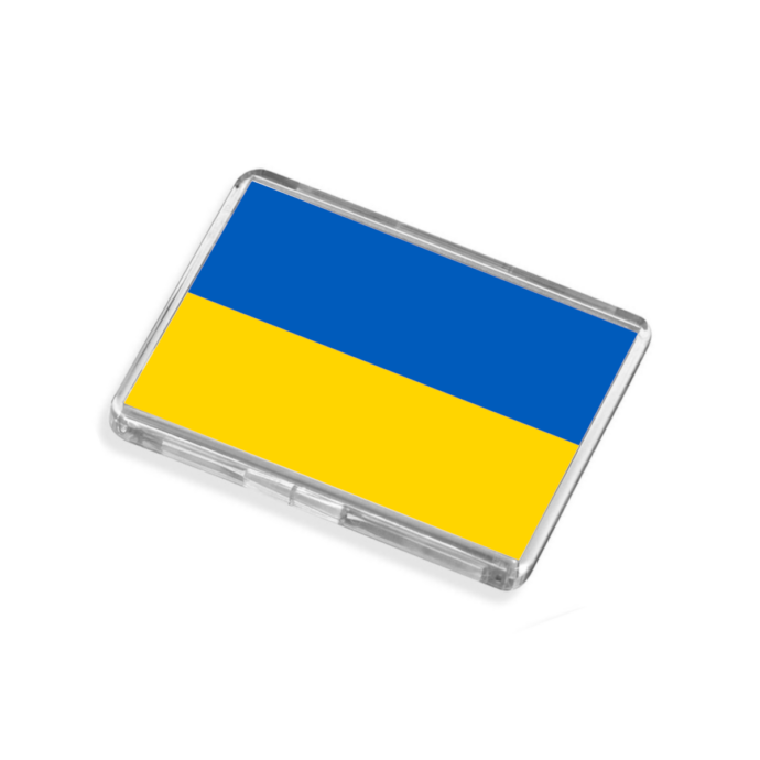 Ukraine Flag-Inspired Magnet