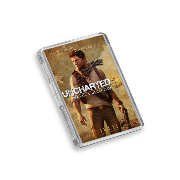 Uncharted 3: Drake's Deception PS3-Inspired Magnet
