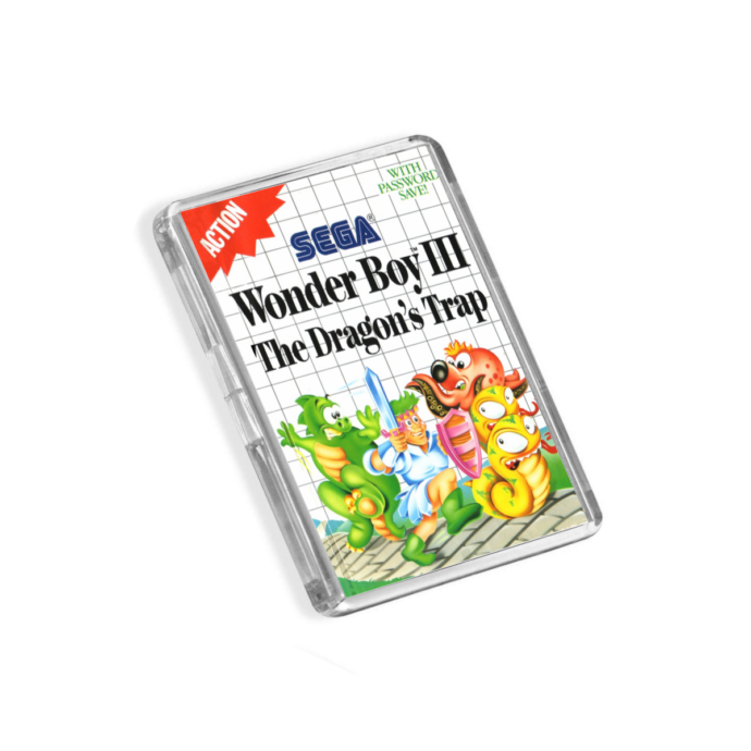 Wonder Boy III The Dragon's Trap Master System-Inspired Magnet