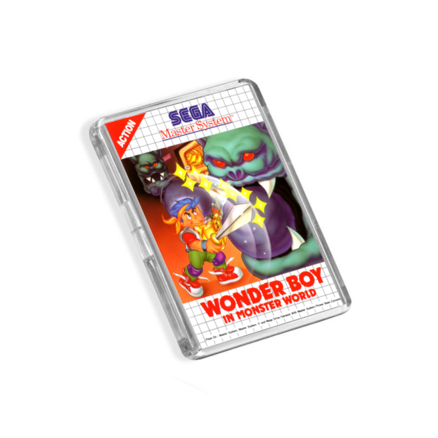 Wonder Boy in Monster World Master System-Inspired Magnet