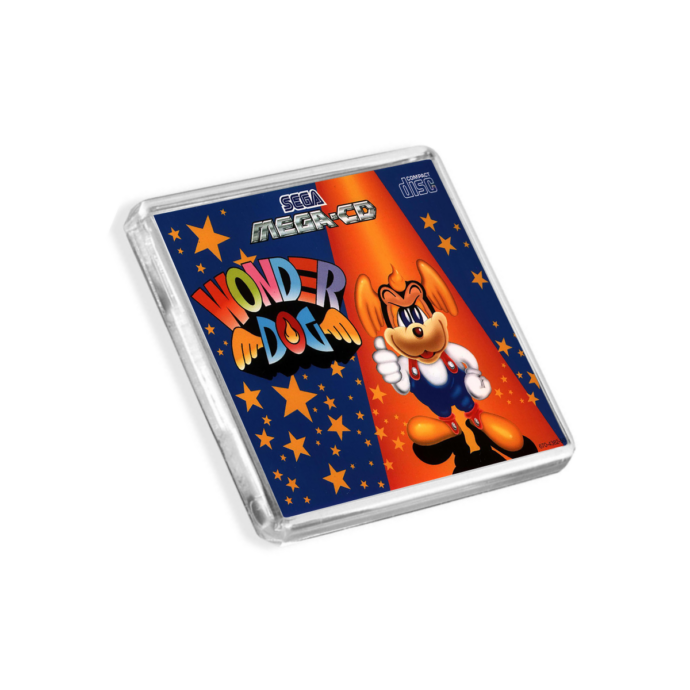 Wonder Dog Mega CD-Inspired Magnet
