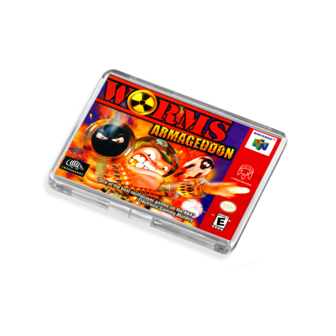 Worms Armageddon N64-Inspired Magnet