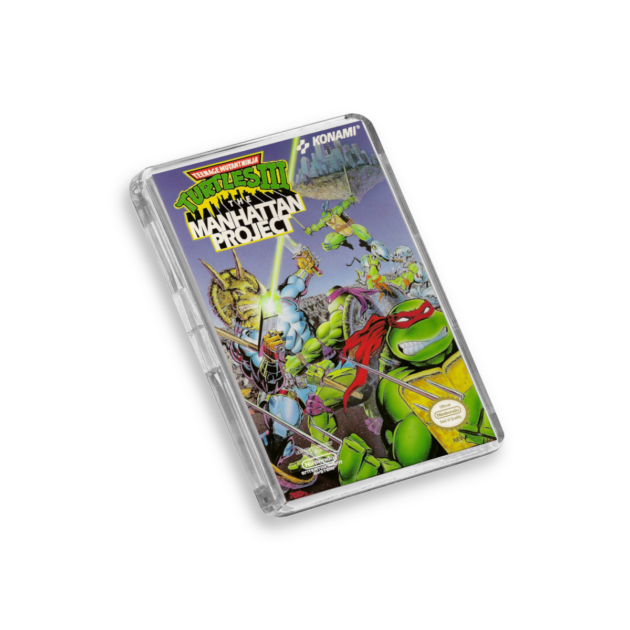 TMNT III The Manhattan Project NES-Inspired Magnet