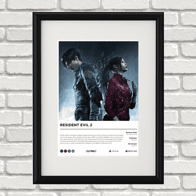 Resident Evil 2 Remake Print 