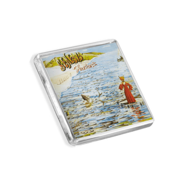 Image of Genesis - Foxtrot album cover-inspired fridge magnet on a white background