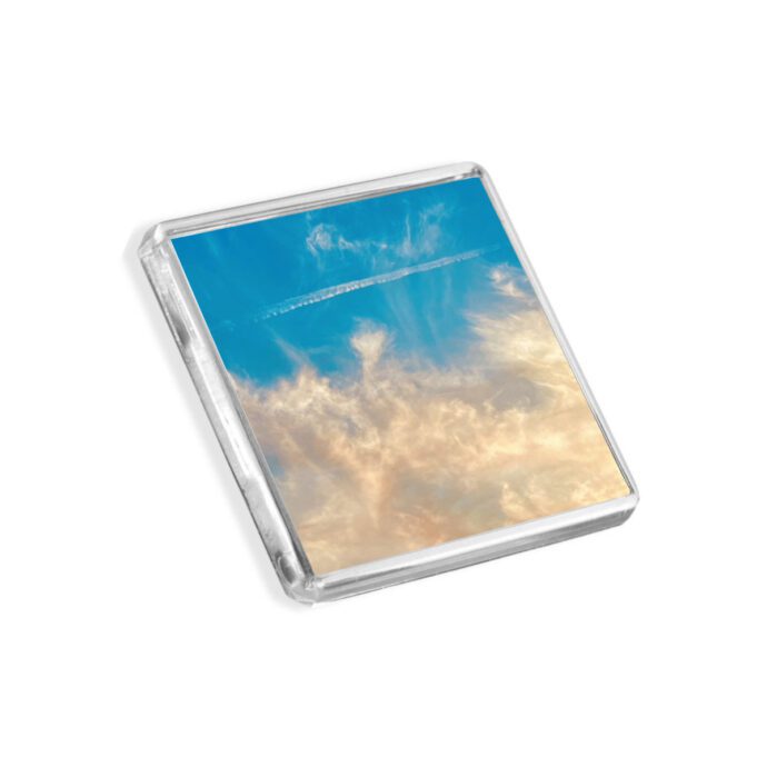 30 Seconds To Mars - It's The End Of The World But It's A Beautiful Day fridge magnet on a white background